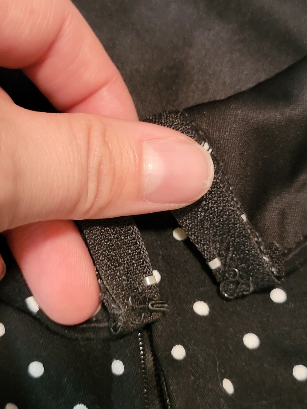 Torrid Black White Polka Dot Sweetheart Neckline Fit-and-Flare Dress - Picture 4 of 11